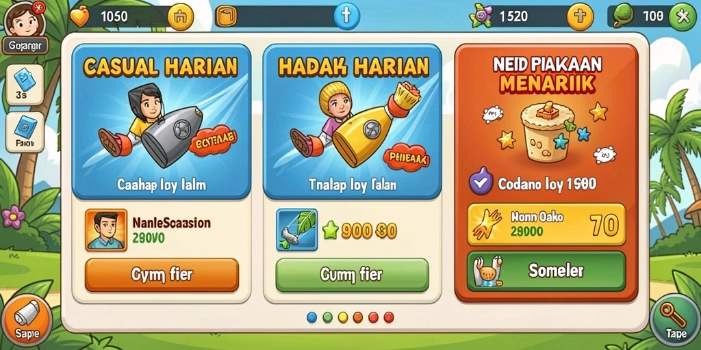 Tampilan antarmuka yang intuitif dan menarik.