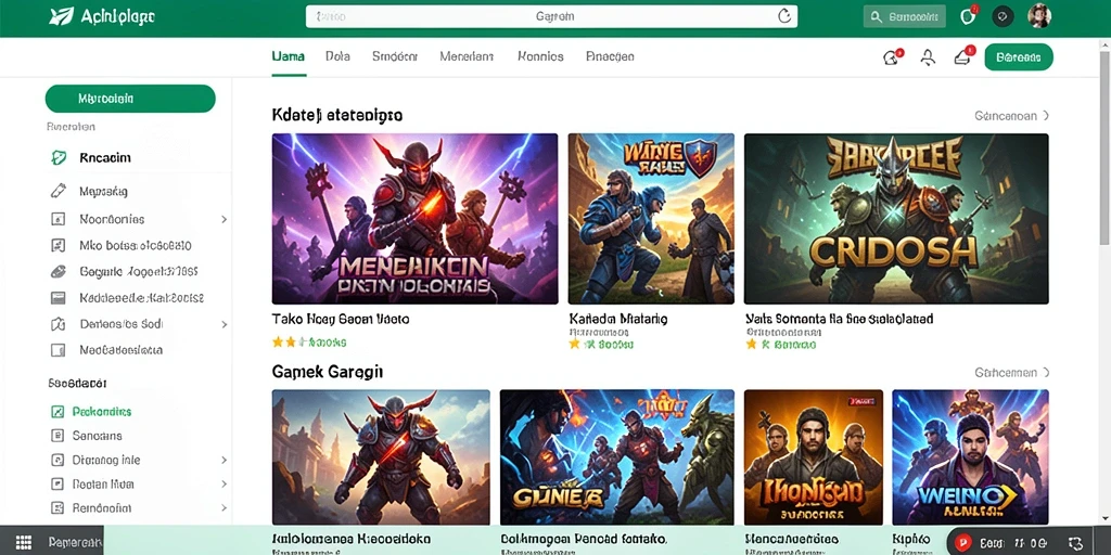 Tangkapan layar menunjukkan karakter utama dalam aksi penuh semangat.