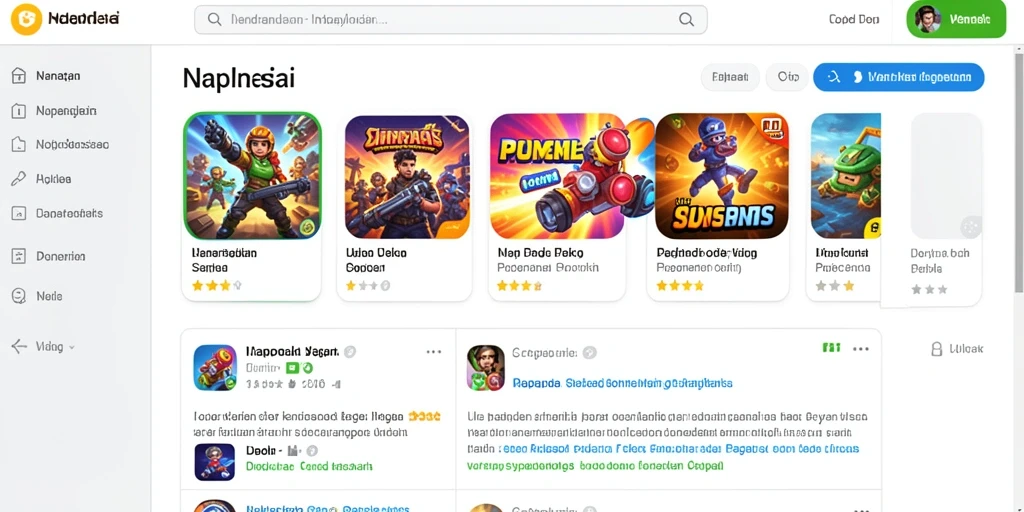 Tampilan antarmuka utama yang menarik dan mudah digunakan.