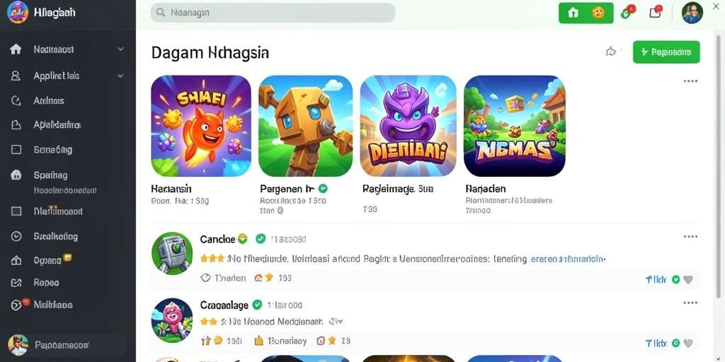 Screenshot menunjukkan misi balapan yang seru.